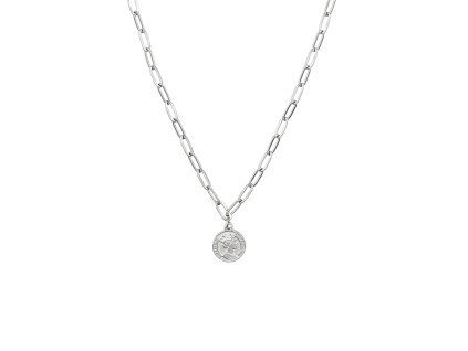 Náhrdelník Chain & Coin Silver
