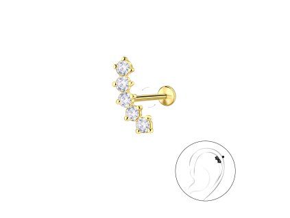 Pozlacená Labreta KAI 1ks