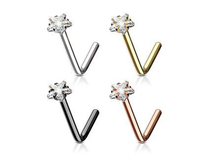 Piercing do nosu Star se Zirkonem