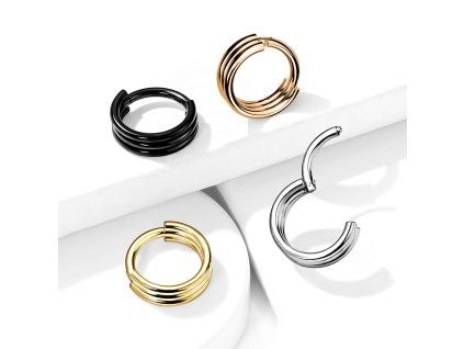Piercing segment kroužek Triple
