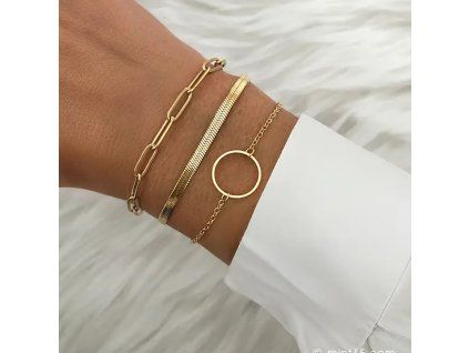 Set náramků LOVELY KARMA Gold