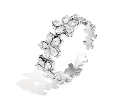 Prsten SHINY FLOWERS Silver