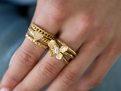 Prsten DAHLIA Gold (2)
