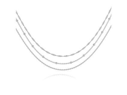 Set náhrdelníků MADELINE Silver