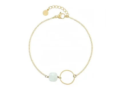 Náramek KARMA s Amazonitem Gold