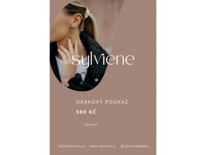 Dárkový poukaz v hodnotě 500 Kč