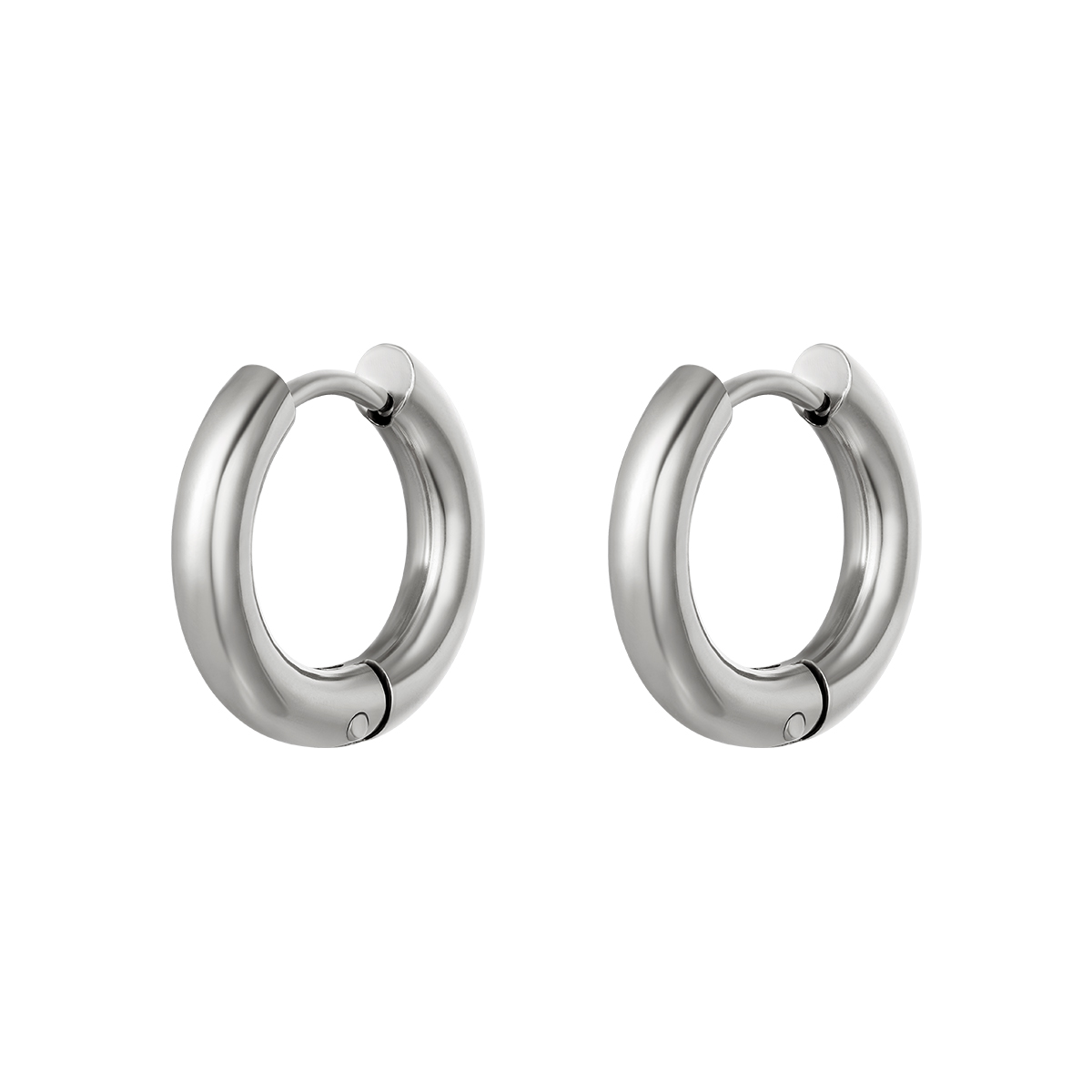 Levně SYLVIENE Náušnice kruhy CREOLES Silver 16 mm