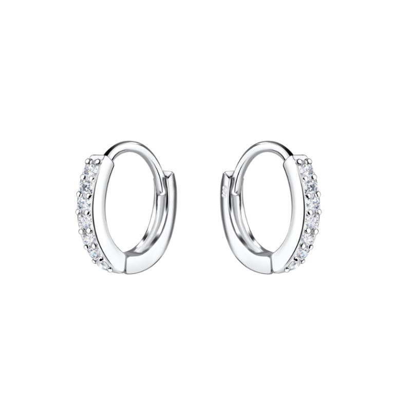 SYLVIENE Stříbrné náušnice FREYA 11 mm