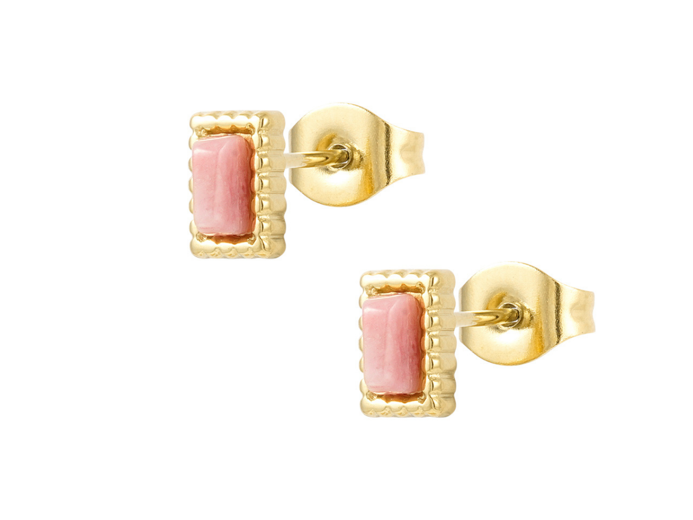 Levně Sylv Náušnice ESTER Pink Gold