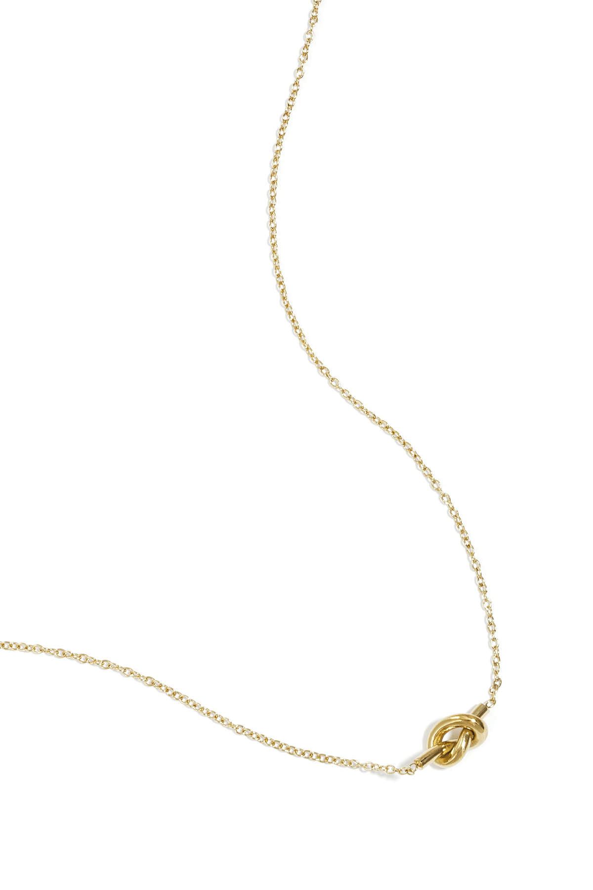 Levně SYLVIENE Náhrdelník KNOT Gold