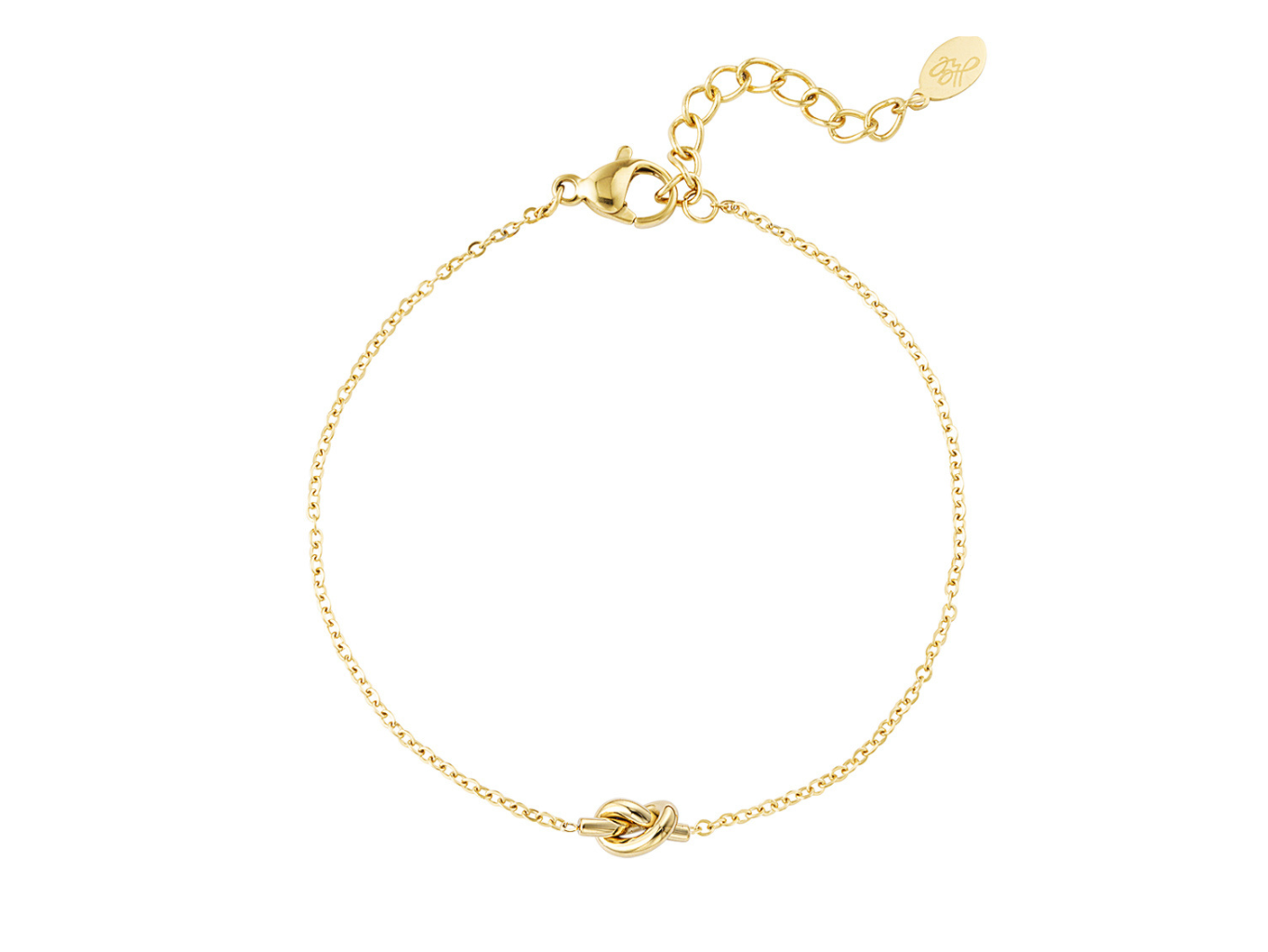 Levně SYLVIENE Náramek KNOT Gold
