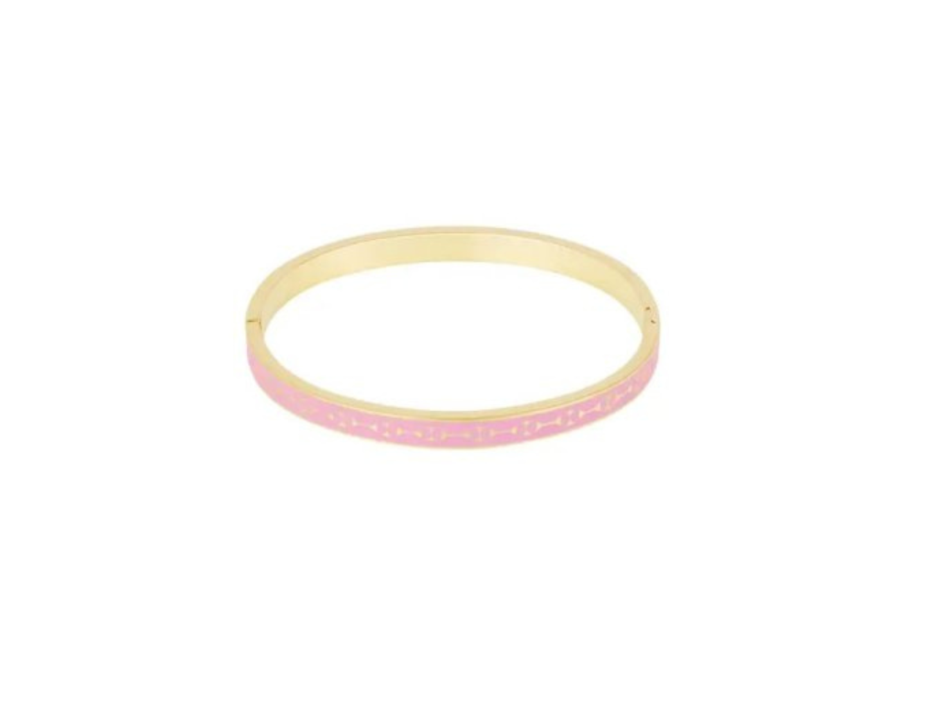Levně Sylv Pevný náramek LAURI Pink Gold