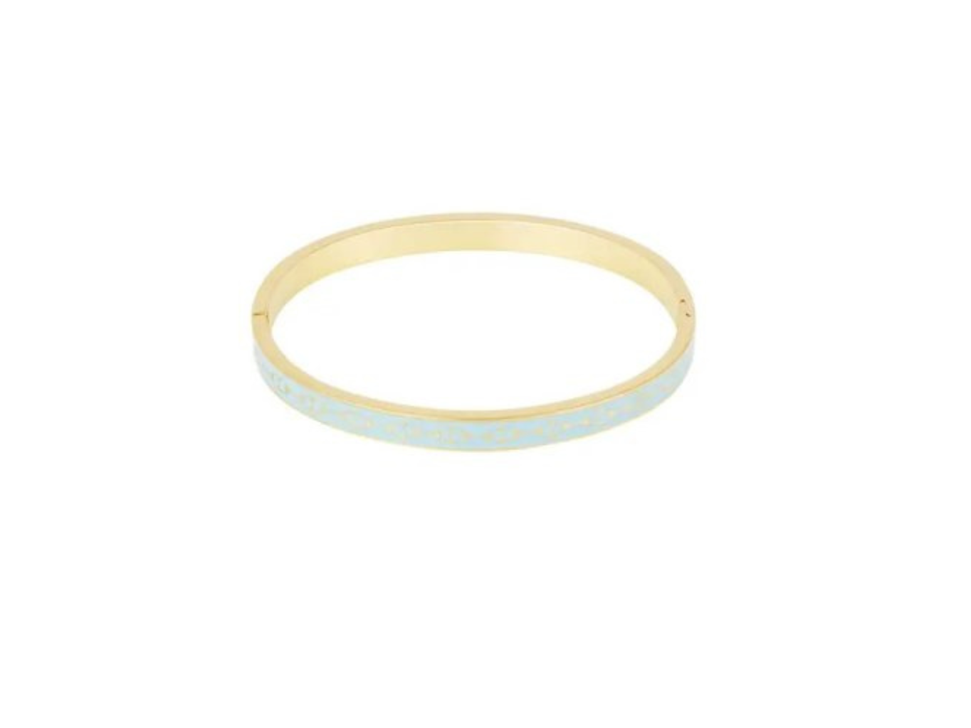 Levně Sylv Pevný náramek LAURI Blue Gold