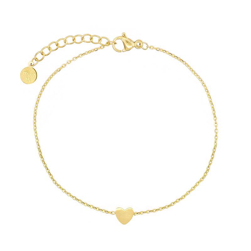 Levně Mint15 Náramek Little Heart Gold