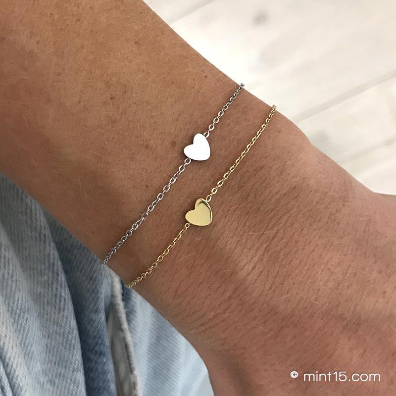 Levně Mint15 Náramek Little Heart Silver