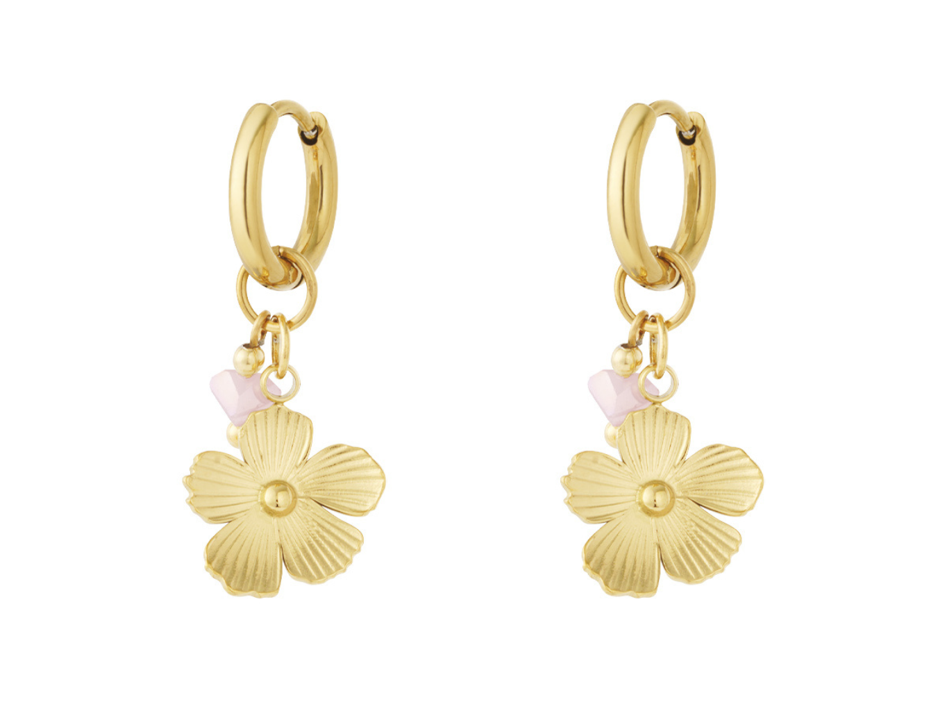 SYLVIENE Náušnice VIOLA Pink Gold