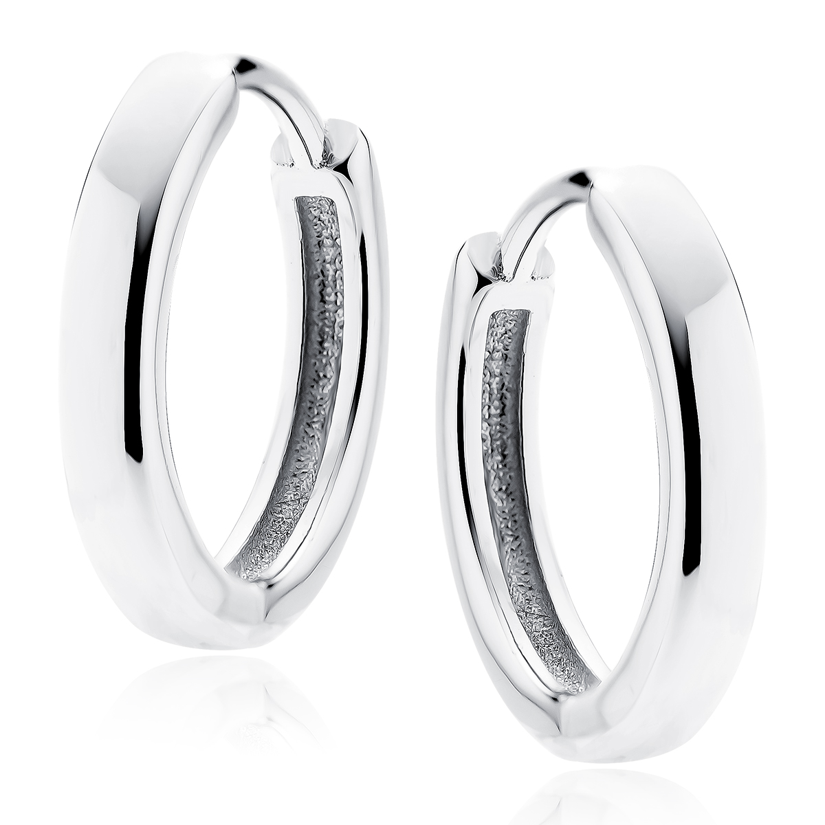 Levně SYLVIENE Stříbrné kruhy 13 mm Ag 925/1000