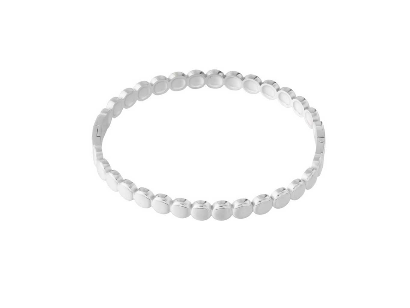 Levně SYLVIENE Pevný náramek ELIZABETH Silver