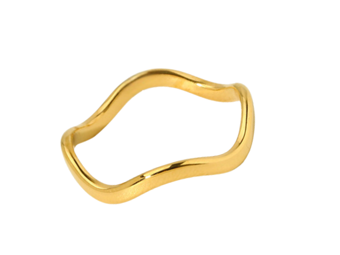 Prsten WAVY Gold Velikost: 9/60