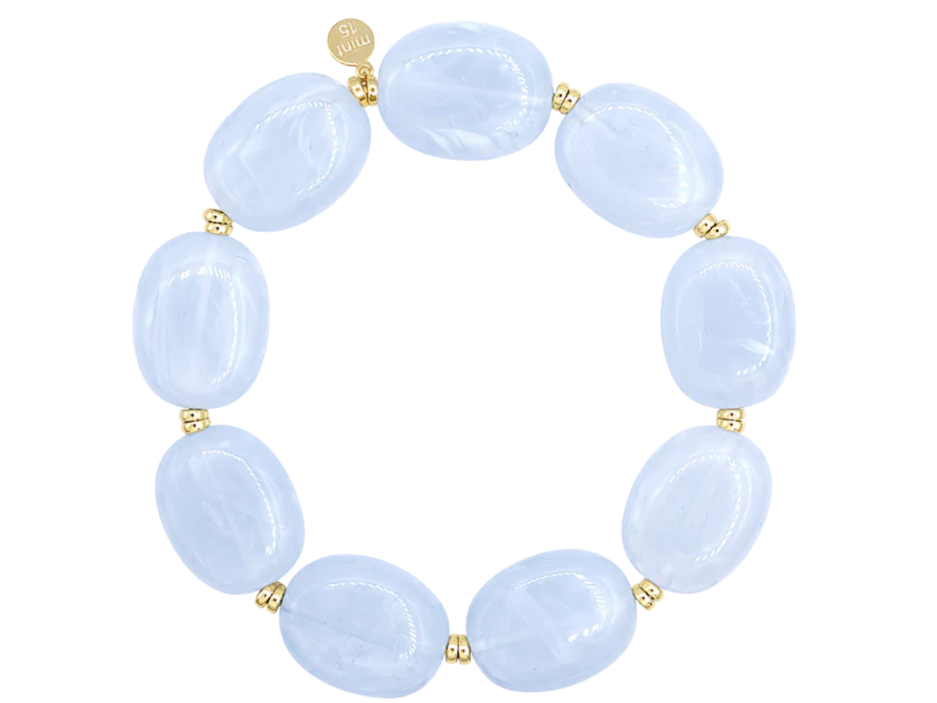 Levně Mint15 Korálkový náramek MAREA Light Blue