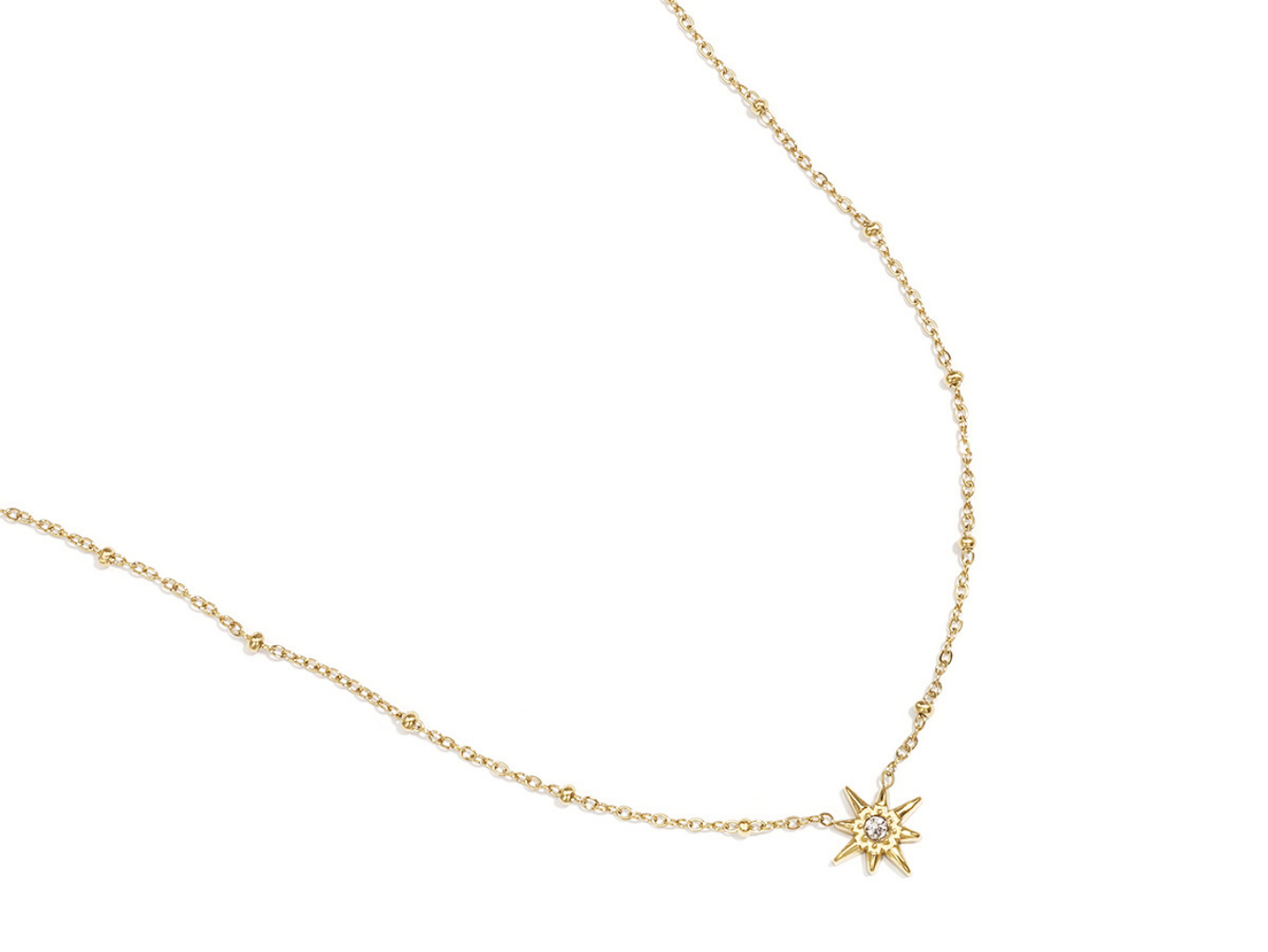 SYLVIENE Náhrdelník Starlight Gold