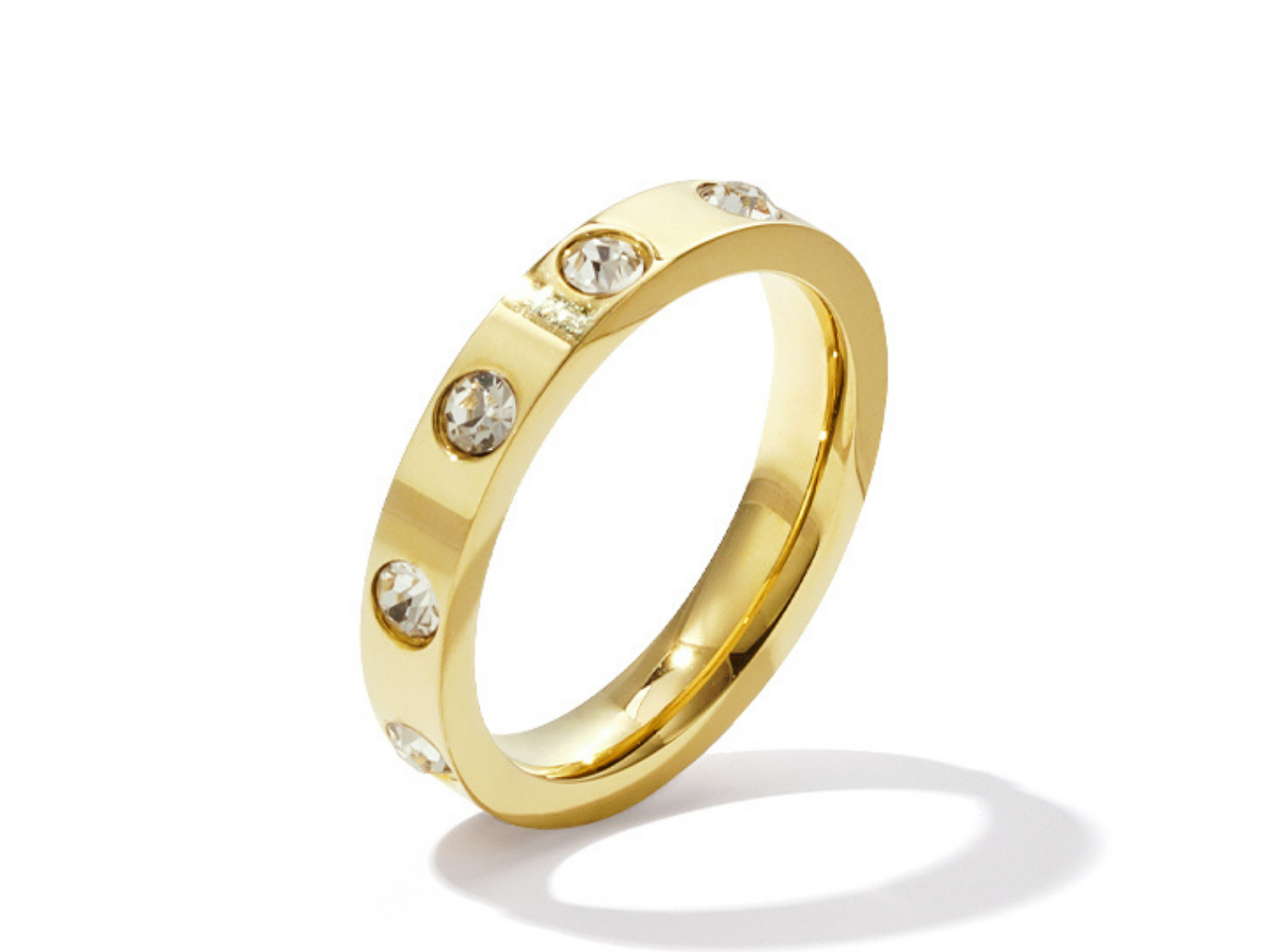 SYLVIENE Prsten BIANCA Gold Velikost: 5,5/50