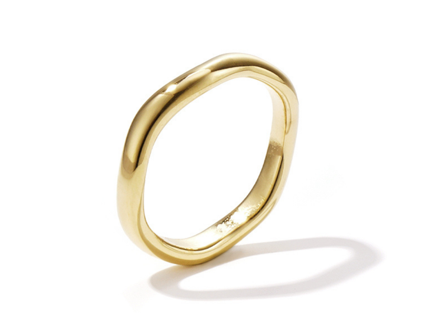 SYLVIENE Prsten WAVES Gold Velikost: 5,5/50