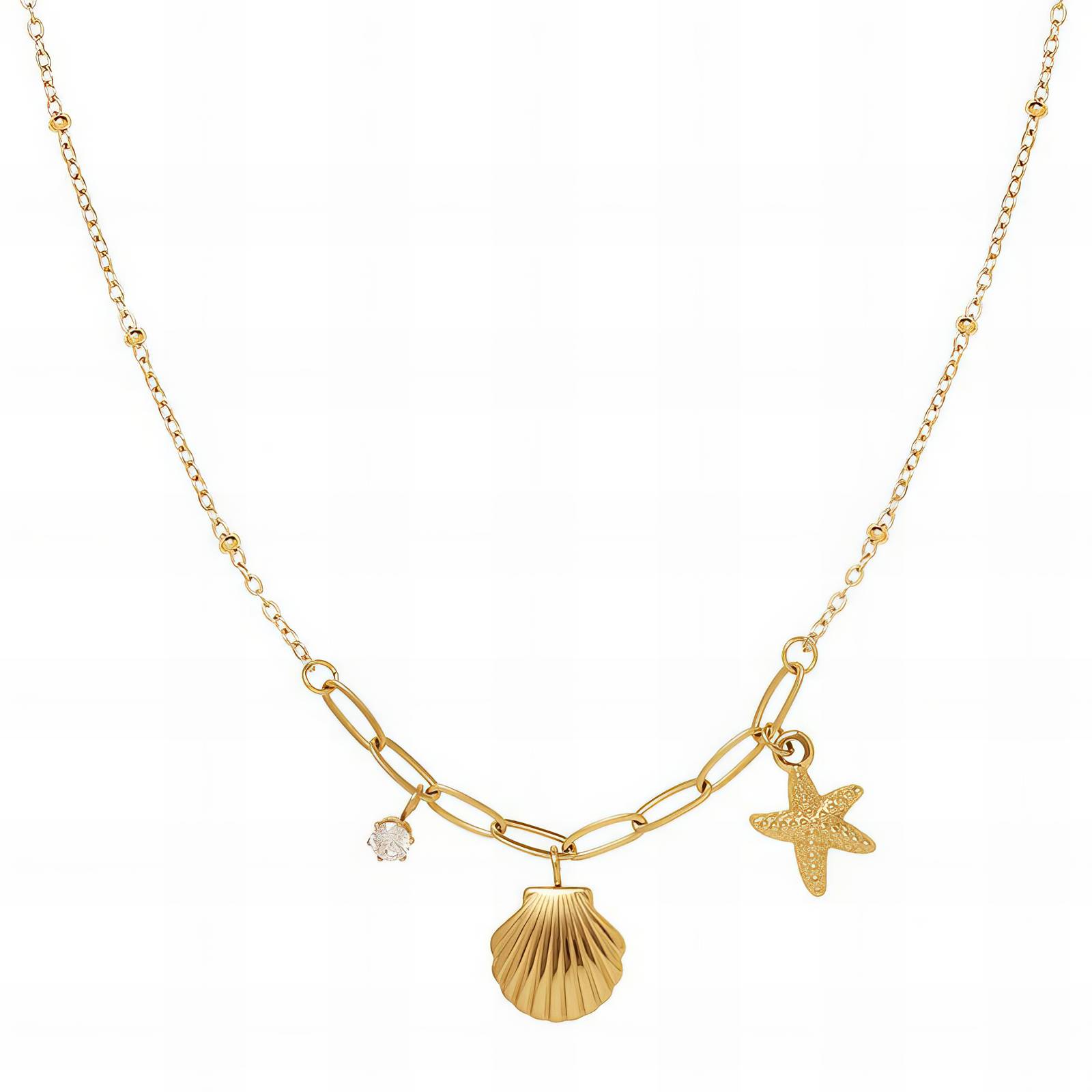 SYLVIENE Náhrdelník OCEAN Gold