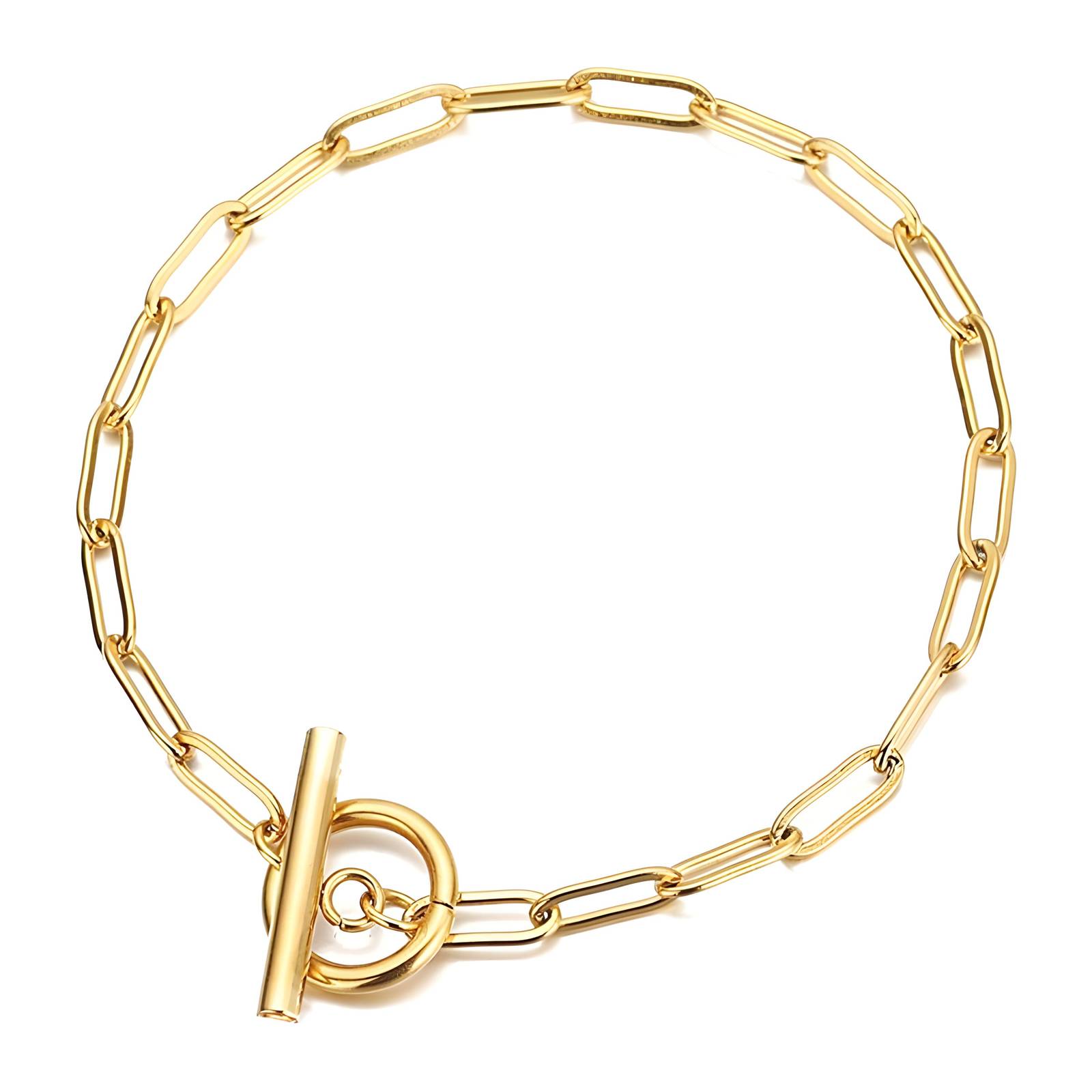 SYLVIENE Náramek Circle CHAIN Gold