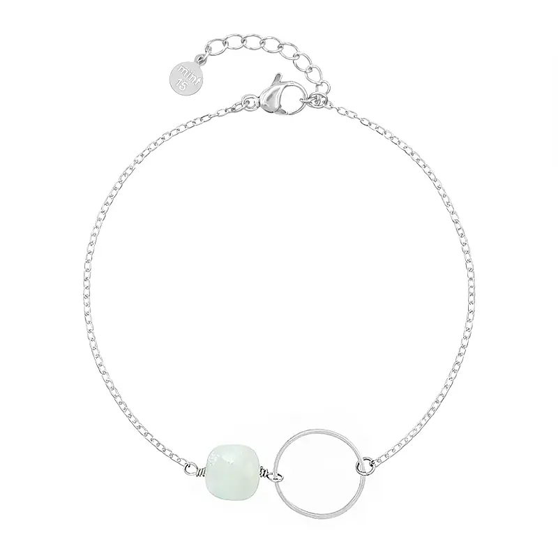 Mint15 Náramek KARMA s Amazonitem Silver