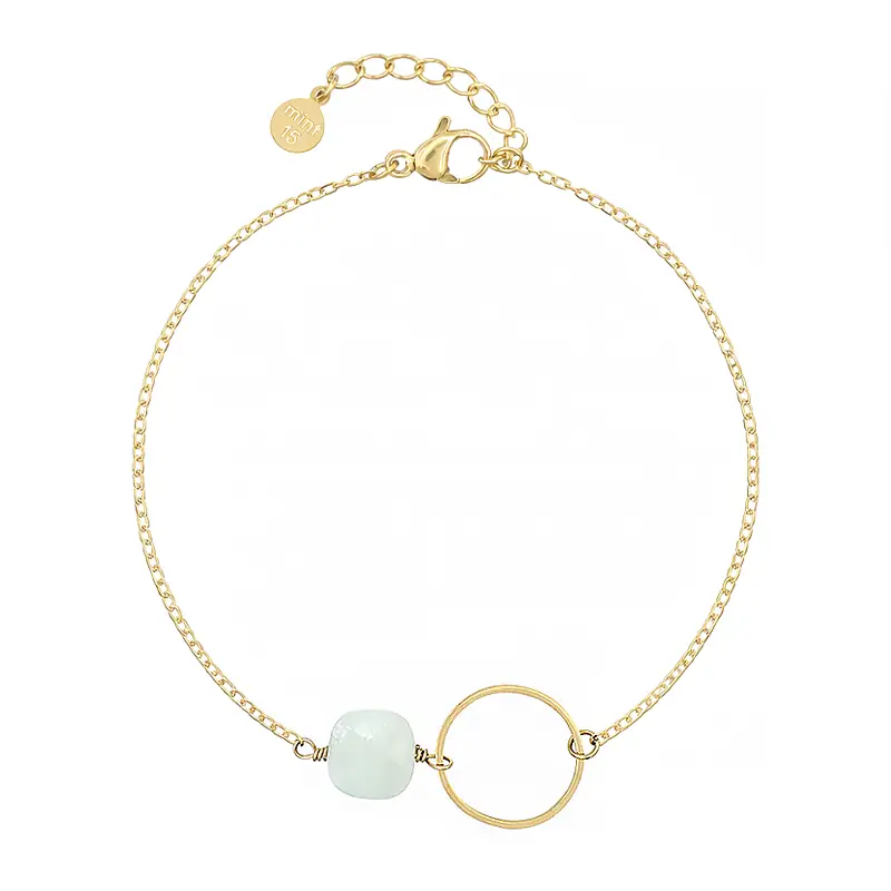 Mint15 Náramek KARMA s Amazonitem Gold