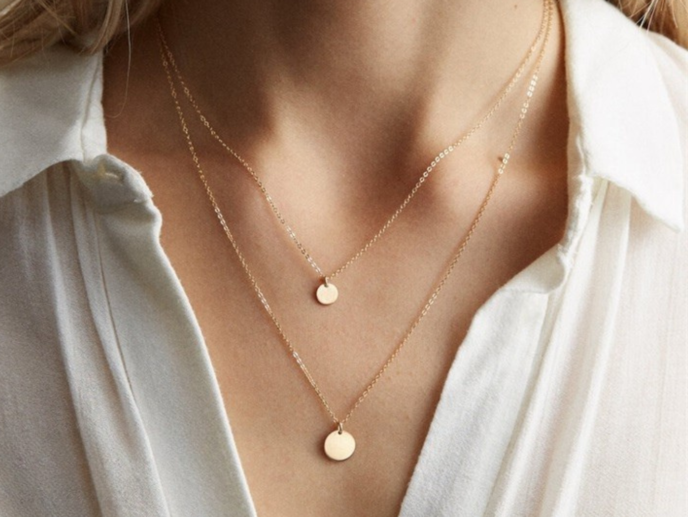 SYLVIENE Set náhrdelníků ADRIENNE Gold