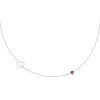 Náhrdelník choker Birthstone Silver