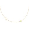 Náhrdelník choker Birthstone Gold