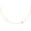 Náhrdelník choker Birthstone Gold