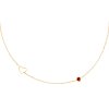 Náhrdelník choker Birthstone Gold