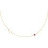 Náhrdelník choker Birthstone Gold