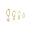 Sada náušnic Sparkle Away Gold