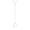 Stříbrný náhrdelník Circle Long  Ag 925/1000