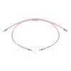 Šnůrkový náramek Heart Rose Gold.