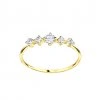 Pozlacený prstýnek Sparkle se Zirkony