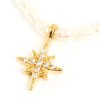 Pozlacený perličkový náhrdelník MIRACLE Star