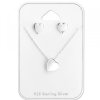 Stříbrná sada šperků SRDCE