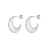 Náušnice CROISSANT Silver