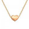 Rose Gold náhrdelník SRDÍČKO