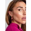 Náušnice ELLE Fuchsia Gold