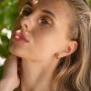 Pozlacené náušnice EDWINA 12 mm (2)