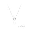 Stříbrný náhrdelník s písmenem "O"