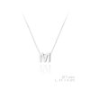 Stříbrný náhrdelník s písmenem "M"