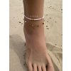 Náramek na nohu LITTLE BEADS Pink Gold